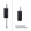 Wireless Microphone, Rechargeable Fixed Frequency Wireless Dual 3