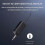 Wireless Microphone, Rechargeable Fixed Frequency Wireless Dual 5