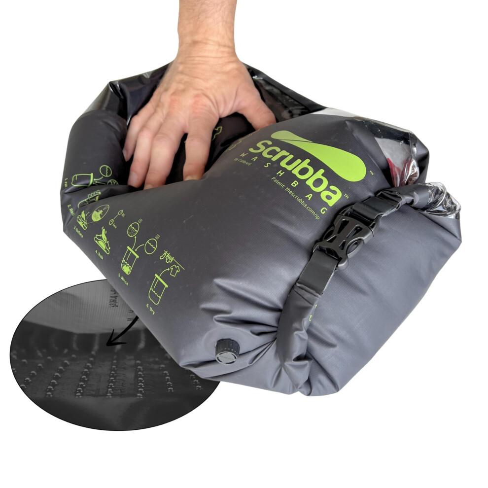 Scrubba Wash Bag Portable Washing Machine – Lightweight Manual Hand Wa