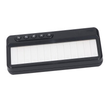 Pianola giocattolo nera per bambini 17,5 x 7,8 x 3 cm, 3xAAA