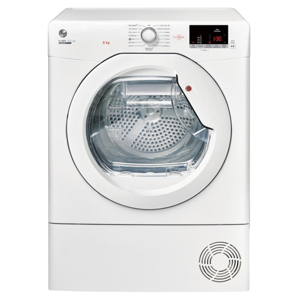 Hoover Hlec8de H-Dry 300 8Kg Condenser Tumble Dryer,