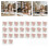 26Pcs Heart Corner Bookmarks PU Leather Corner Page-dark brown 3