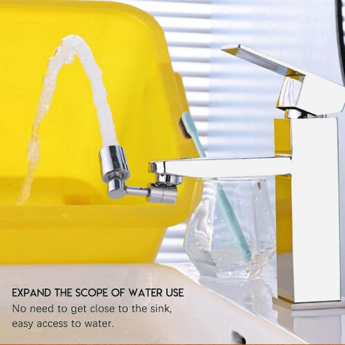 Kitchen Sink Faucet 1080 Rotating Dual Function Robotic Arm Gargle And Eyewash 2