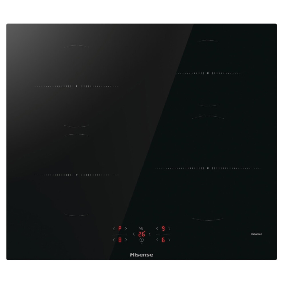 Hisense Hi6401bsc Built-In 60Cm Induction Hob Ceramic Glass Black