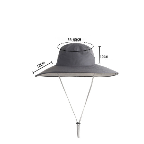 Comfortable Fabric Sun Hat Removable Fan Double Charging-MGI 2