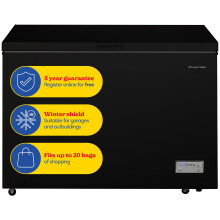 Russell Hobbs Free Standing Chest Freezer, 300 Litres,