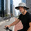 Comfortable Fabric Sun Hat Removable Fan Double Charging-MGI 5