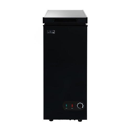Willow WCF60B Freestanding 51L Slimline Compact Chest Freezer