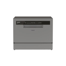 Candy Table Top Dishwasher CP 6E51LS-80 - Silver - 6 Place Settings
