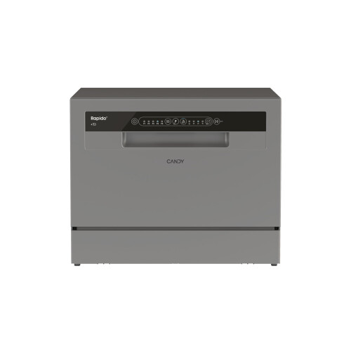 Candy Candy Table Top Dishwasher CP 6E51LS-80 - Silver - 6 Place Settings