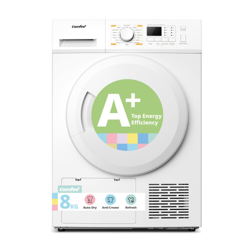 COMFEE' Freestanding Heat Pump Tumble Dryer,8kg Front Load,