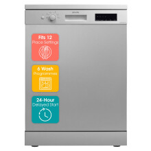 Abode Freestanding Dishwasher Class E with 12 Place