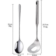 2 Pcs 18/8 Stainless Steel Meatball Spoon,non-stick Meatball Maker With Long Handle
