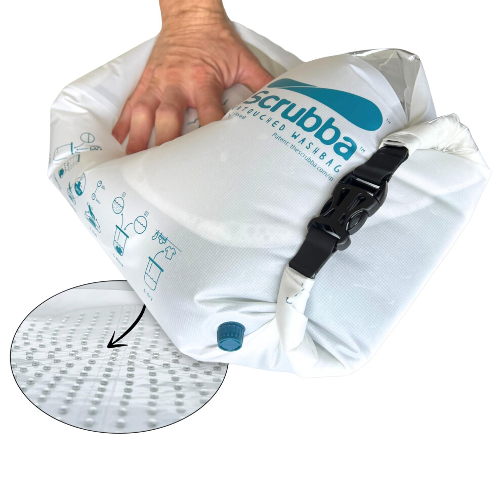 Scrubba Untouched Wash Bag – Eco-Friendly Portable Washing Machine – L