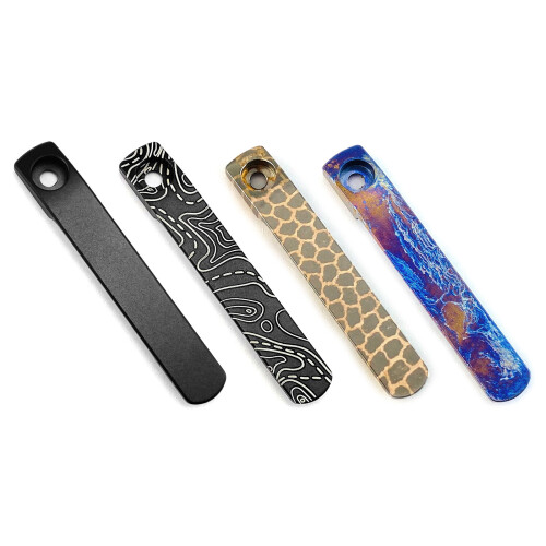 Convenient Carry Metal Alloy Back Clip Featuring-Roasted Blue 1