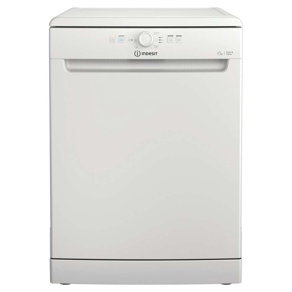 Indesit Push and Go D2F HK26 UK 14 Place Setting Dishwasher - White-image-OPC-PVWT7J5-NEW