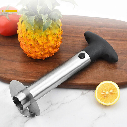 Fruit Corer Easy Twist Tool Stainless Steel Handheld Durable With Ease Orange 2