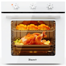 Disaenvir Electric Single Oven Built-in Integrated White, Installed