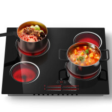 4 Zone Ceramic Hob, Nefaracy Built-in Electric Hob