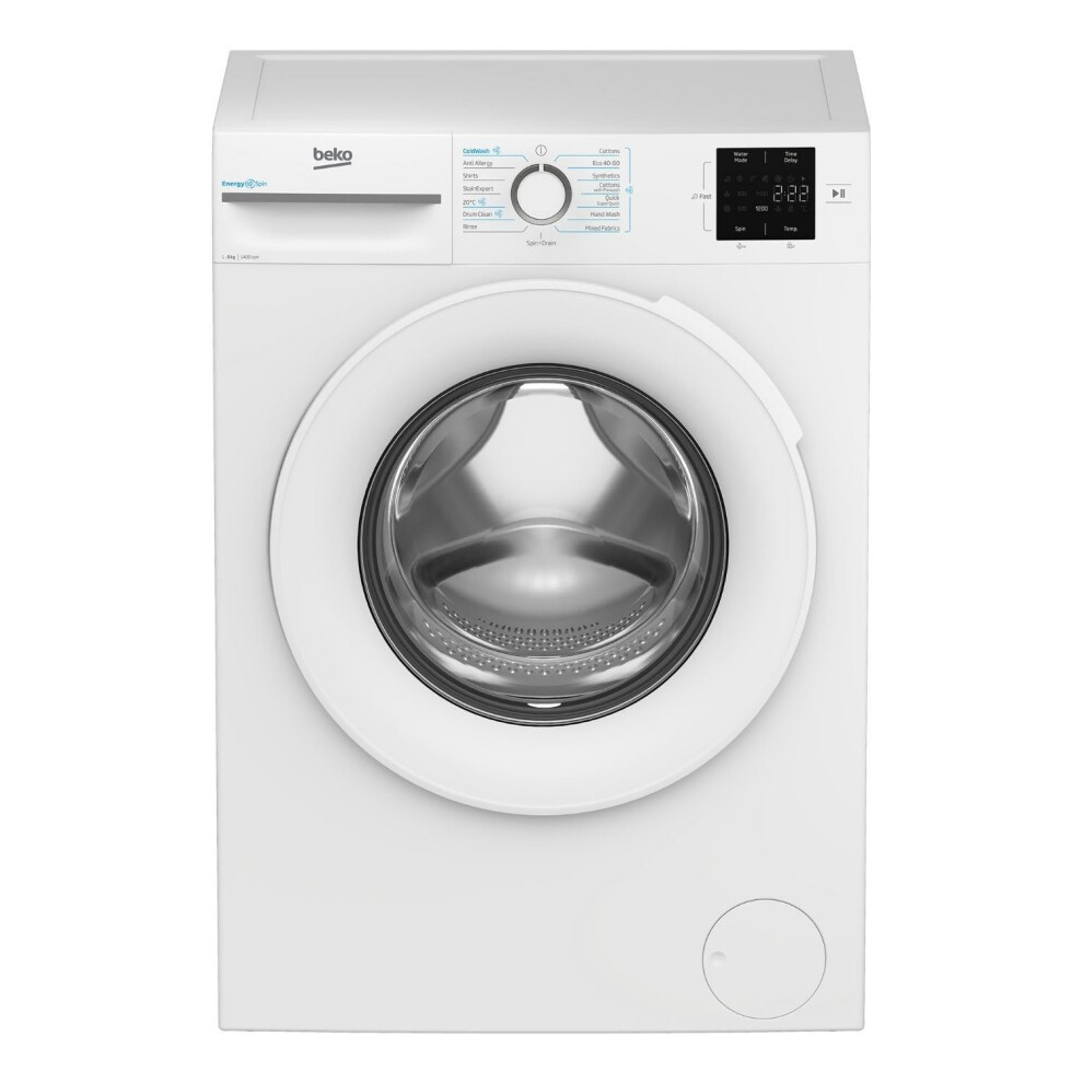 Beko 8Kg 1400Rpm Washing Machine - White