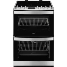 AEG 6000 SteamBake CCB6741ACM 60cm Double Oven Electric