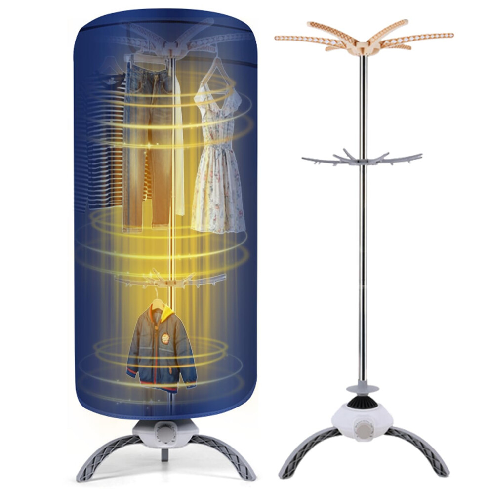 Lengsuaa 900W Portable Electric Clothes Dryer, Heated Clothes Airer Dr