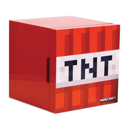Menkind UKONiC Minecraft TNT Block Personal AC/DC 6 Can Capacity Mini Fridge