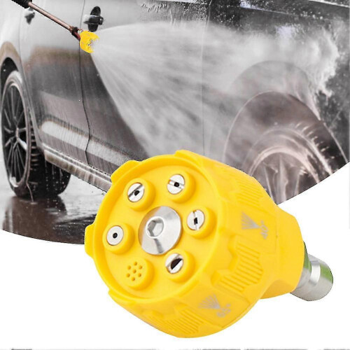 6 In 1 Pressure Washer Nozzle With 1/4 Quick Connector Easy Install Adjustable 2