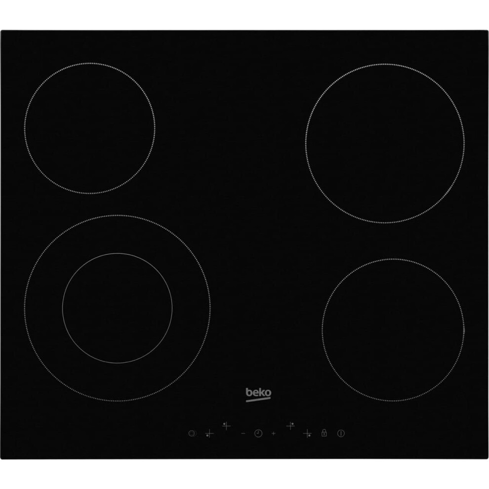 Beko 58Cm Ceramic Hob - Black