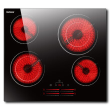 Karinear Ceramic Hob, 4 Zone Electric Hob 60cm