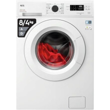 AEG 6000 Series Washer Dryer, LWX60846B, 8kg Wash/ 4kg Dry Load, 1600rpm, 75 dB,