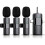 3 in 1 Wireless Lavalier Microphone for iPhone, iPad, Android, Camera,1 1