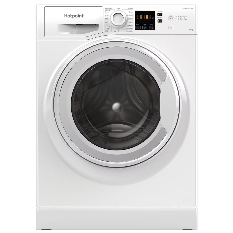 Hotpoint Nswm 1046 W Uk 10Kg 1400Rpm Anti-Stain White