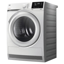 AEG TR718L2B 8Kg Heat Pump Condensor Dryer In White Sensor A++