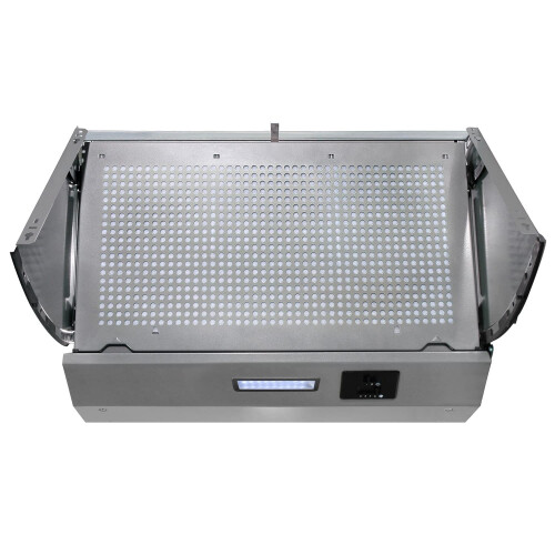 electriQ Integrated Cooker Hood 60cm Grey