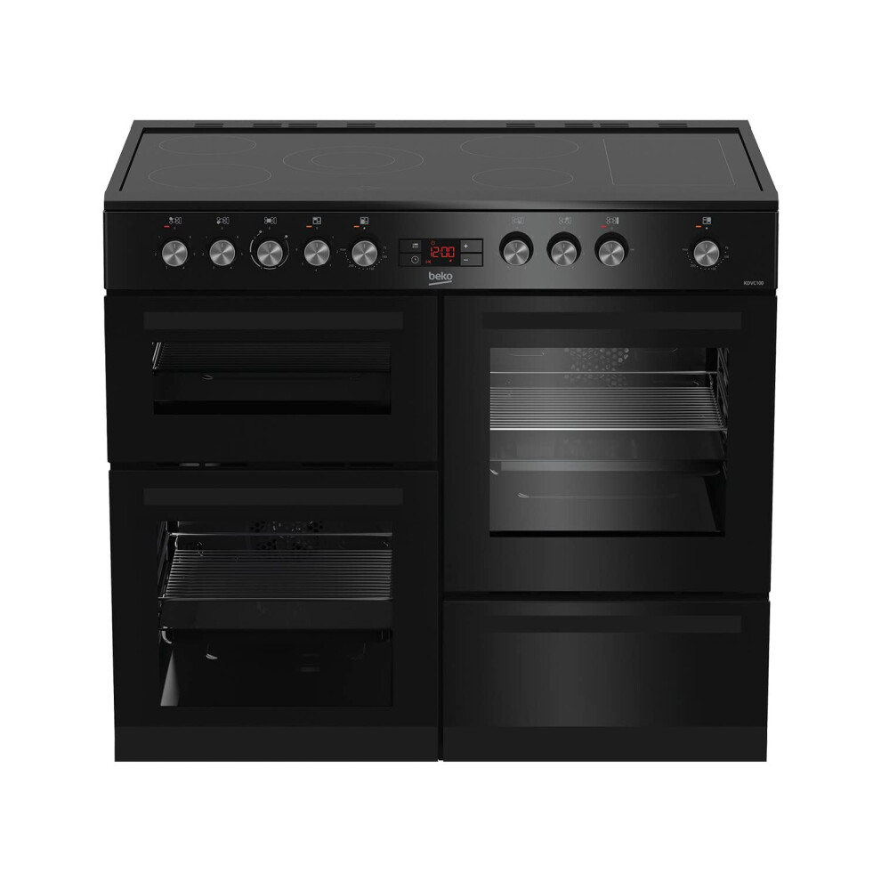 Beko Kdvc100k 100Cm Electric Range Cooker With 5