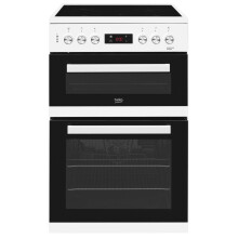 Beko KDC653W 60cm Double Oven 4 Burners Ceramic