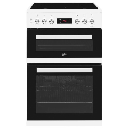Beko Beko KDC653W 60cm Double Oven 4 Burners Ceramic