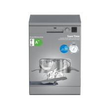 Beko DVN04X20S Full Size Dishwasher - Silver -