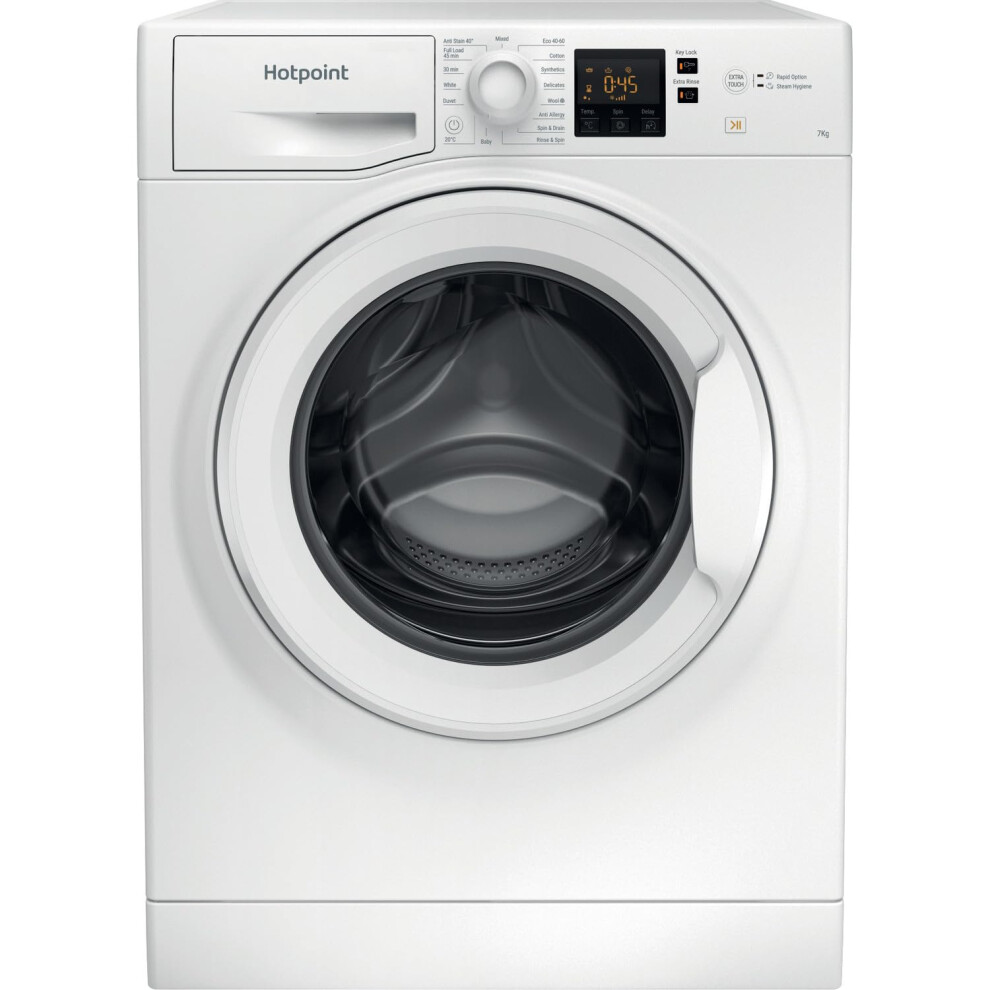 Hotpoint 7Kg 1400Rpm Freestanding Washing Machine - White