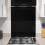 Baridi 60cm Glass Splashback, Backguard Wall Panel for 1