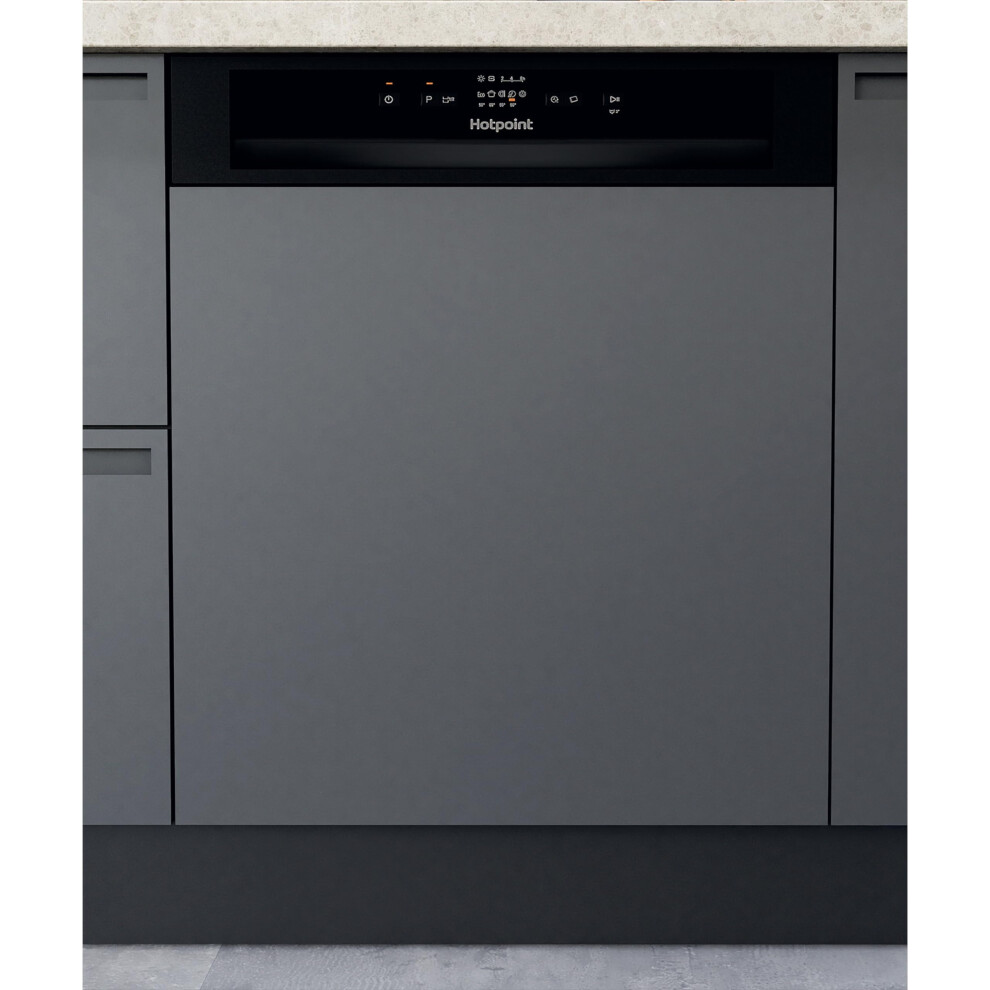Hotpoint H3B L626 B UK Semi-Integrated 14 Place Settings Dishwasher --image-OPC-PVWT8ZD-NEW