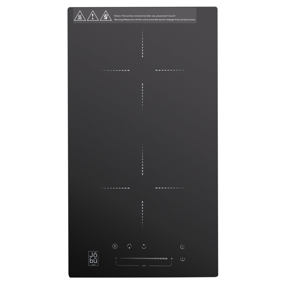 2-Ring Induction Hob, Plug-In 13A Built-In Electric Cooktop 7000W (Aut
