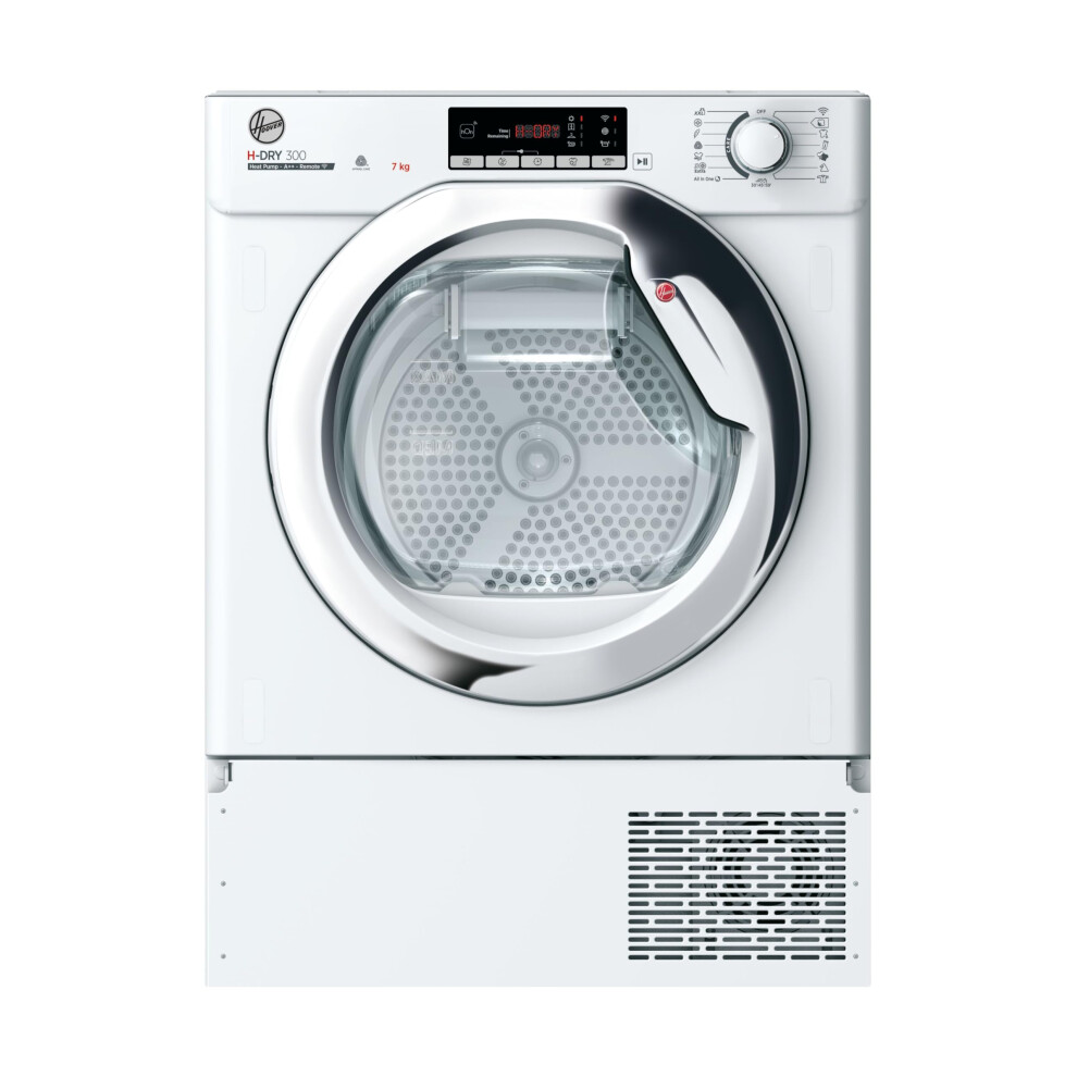 Hoover Batd H7a2tce-80 7Kg Integrated Heat Pump Tumble White