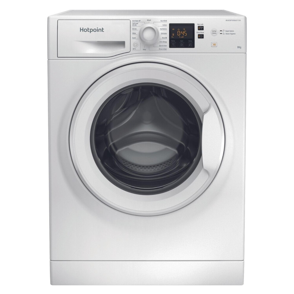 Hotpoint Antistain 9Kg 1400Rpm Washing Machine - White