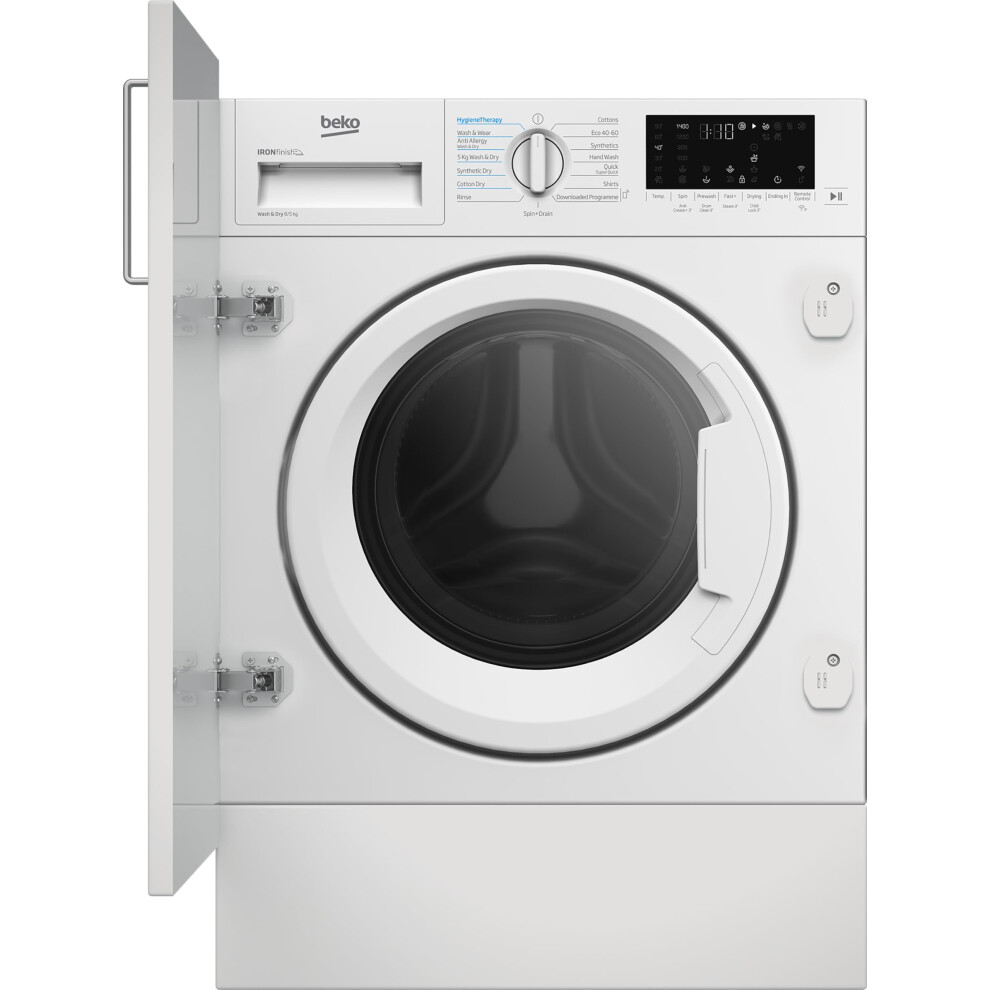 Beko Recycledtub Integrated 8Kg / 5Kg Washer Dryer White