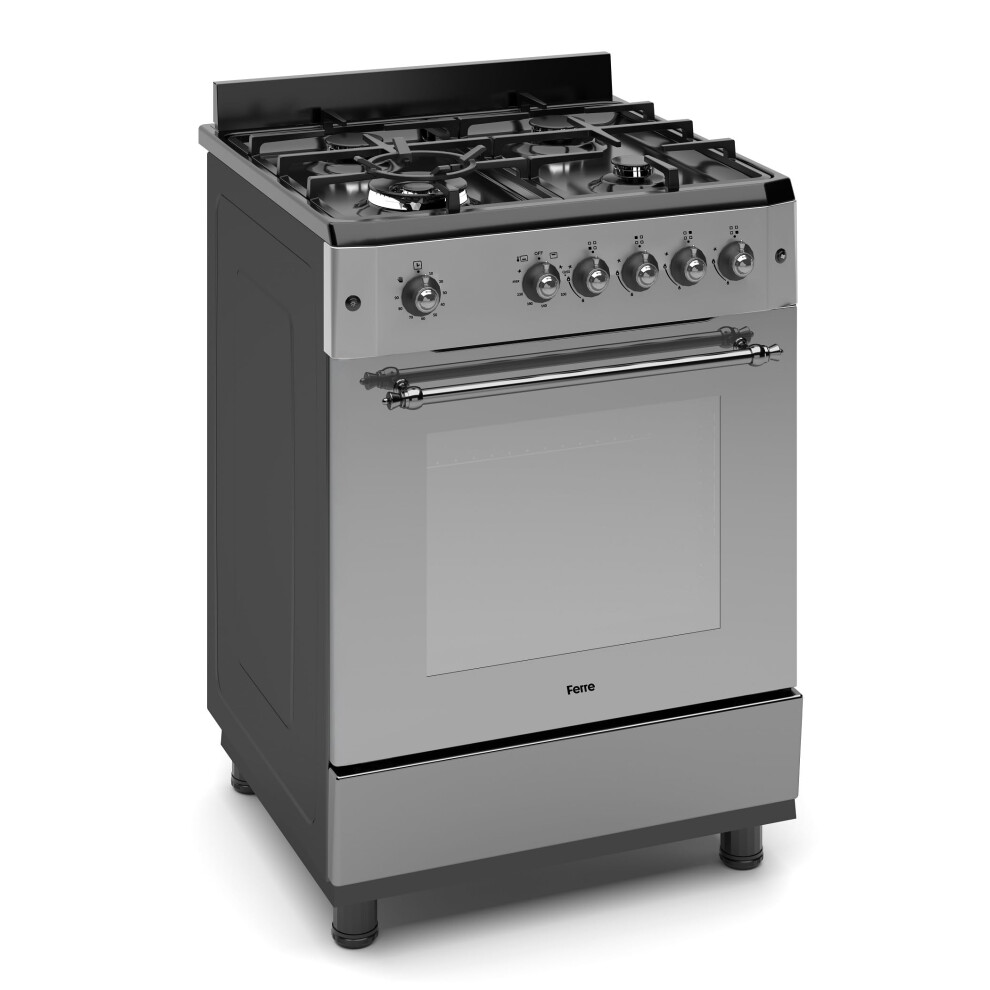 Ferre F6ip40gf-Mbl-Retro-W 60Cm Freestanding Gas Cooker With Wok Burne