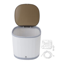Fully Automatic Mini Dishwasher, 4L Portable 360 Omni