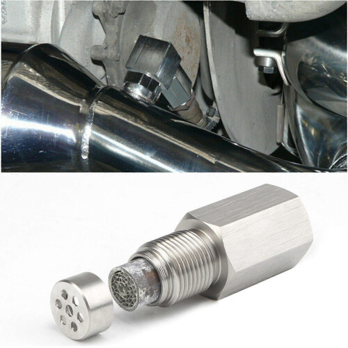 M18X1.5 O2 Oxygen Sensor Adapter with Filter Elements for Decat Hydrogen Lambda O2 Extender Spacer C 2