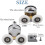 Shower Door Roller, 4 Double Rollers For Shower Door Sliding Rollers Door Replacement Wheel 3